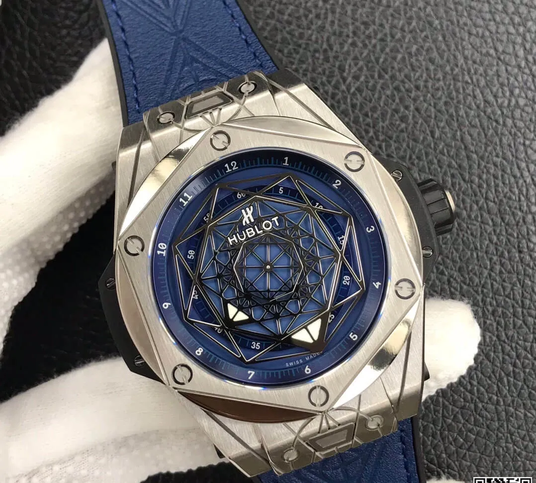 Hublot Big Bang 415.NX.7179.VR.MXM18 WWF Factory 1:1 Best Edition Replica Watch Blue Strap